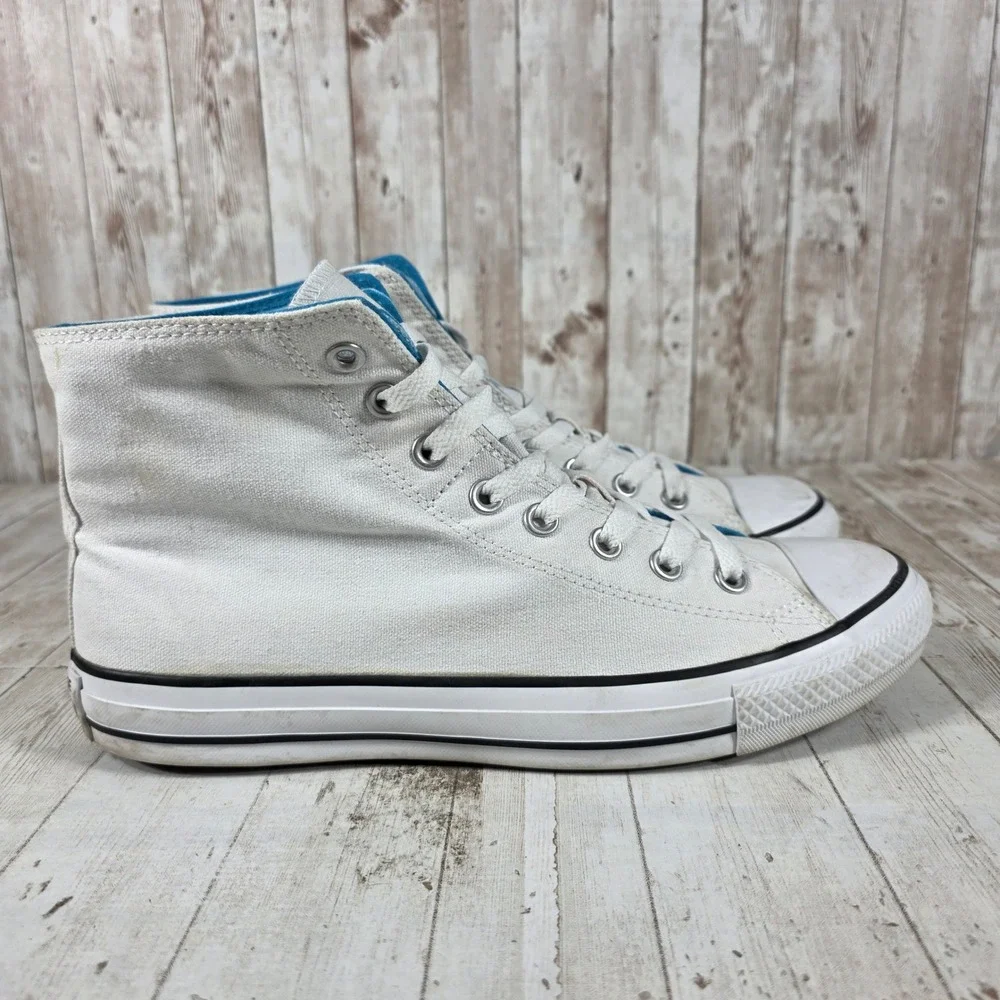 Converse Chuck Taylor All Star High Top White Blue 136625C Mens 9 Womens 11